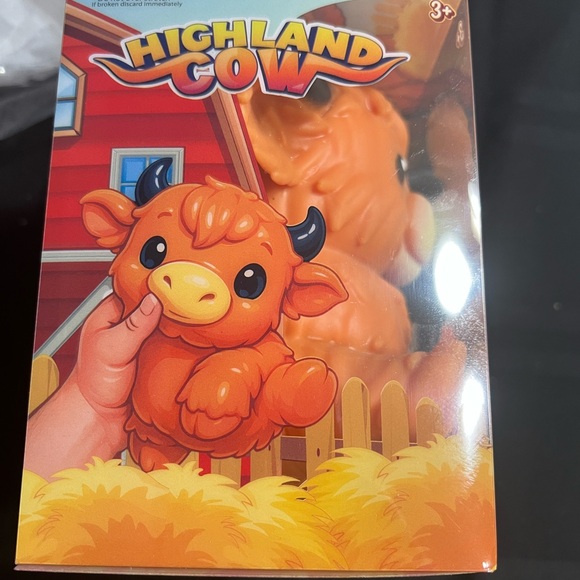 Highland Cow Stress Sensory Fidget NEW Squeeze - Picture 2 of 5